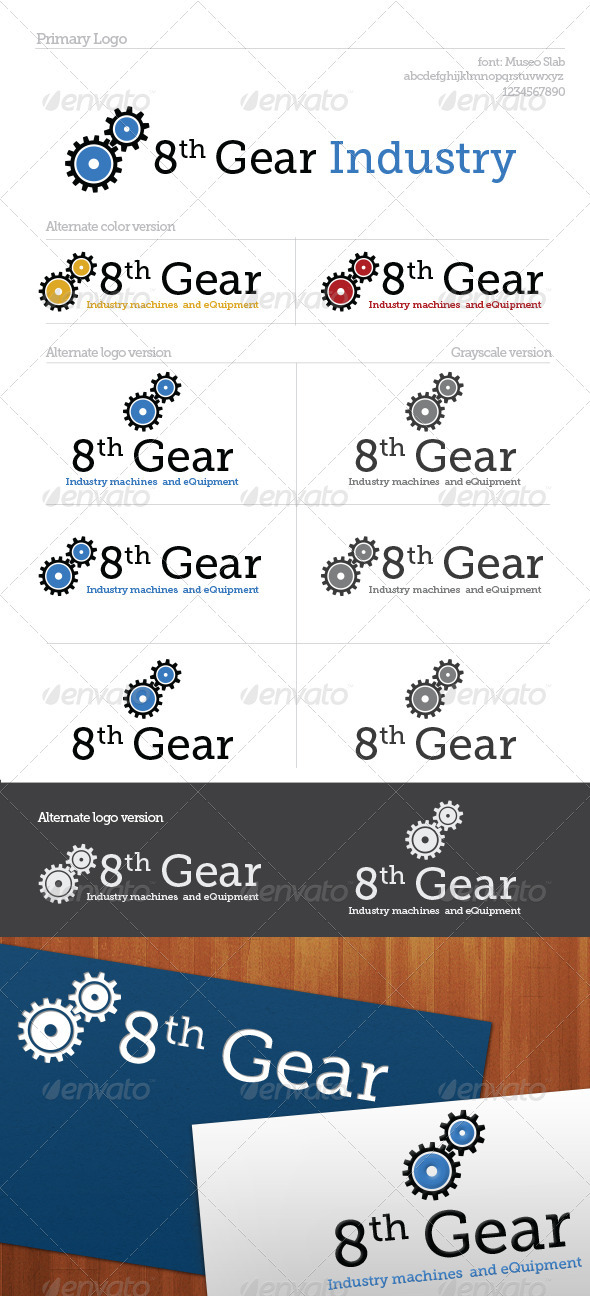 Industry Machines Logo - Objects Logo Templates