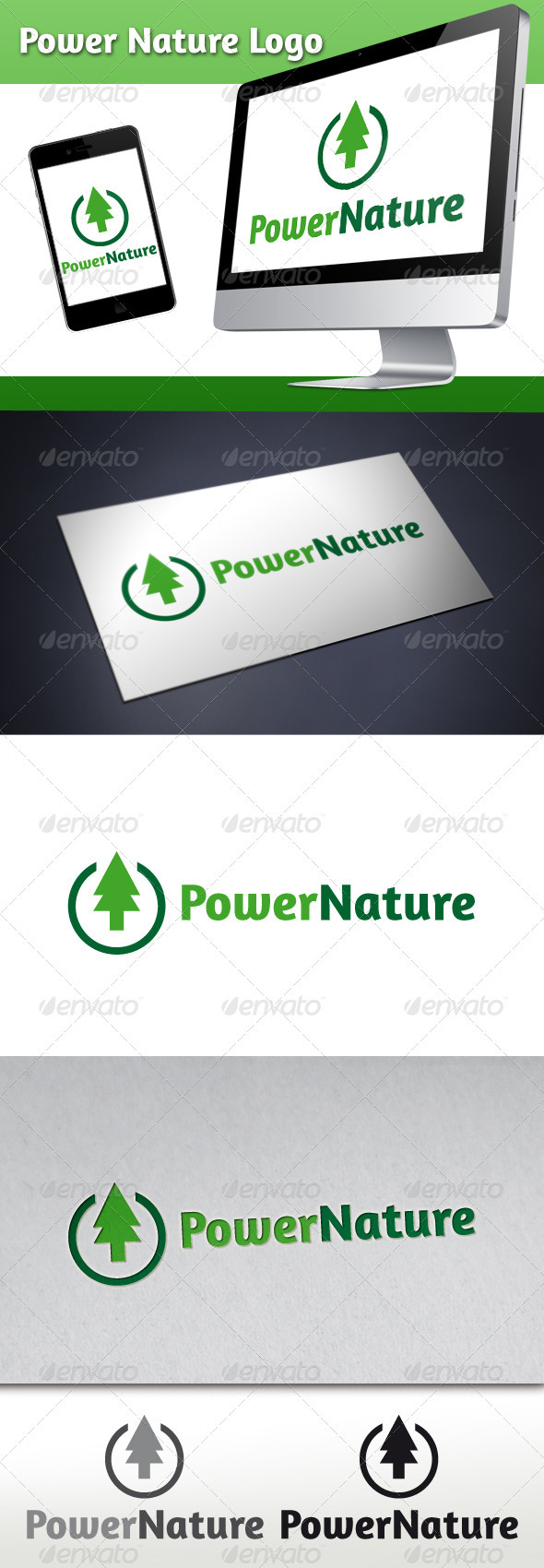 Power Nature Logo - Nature Logo Templates