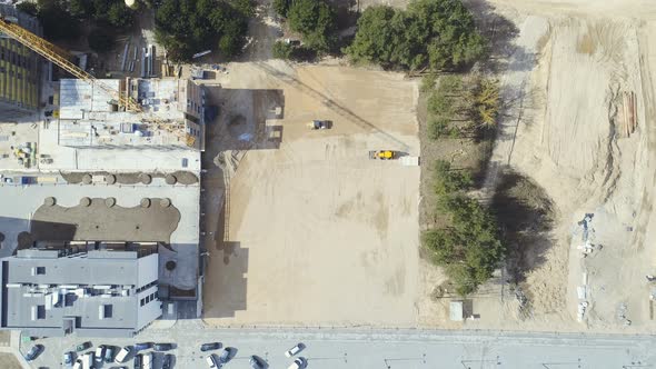 Satellite Picture Of Building Site Relief