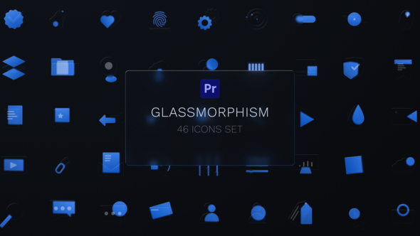 Glass Icons Pack For Premiere Pro