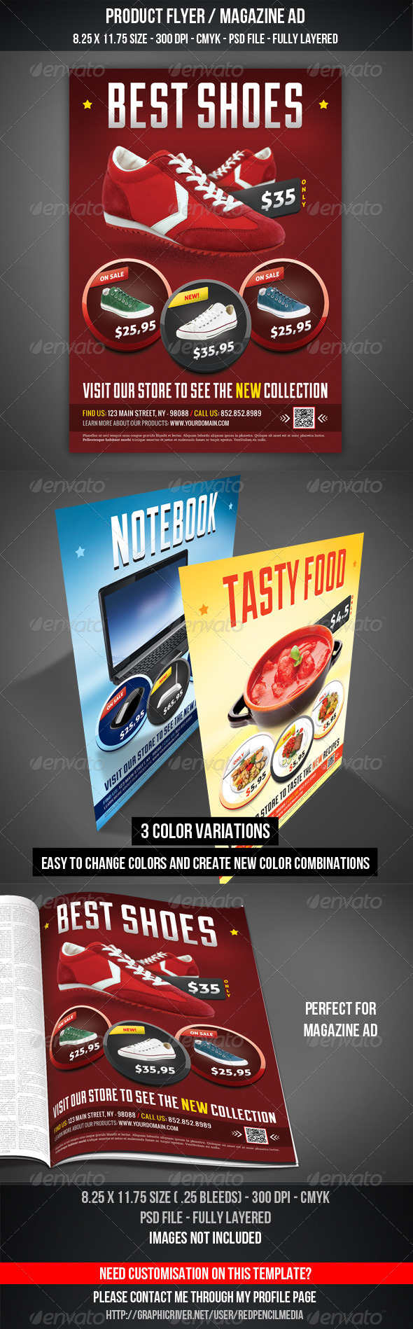 Product Flyer / Magazine AD - Commerce Flyers