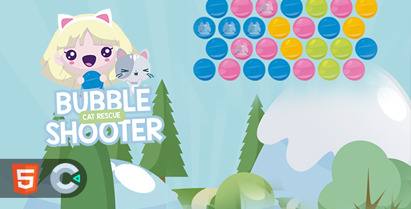 [DOWNLOAD]Cat Rescue Bubble Shooter HTML5 Construct 3 Game