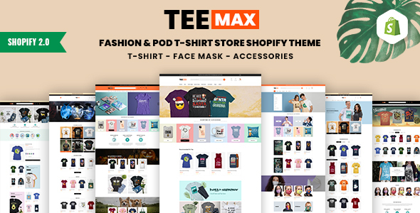 Mængde af beløb diagram TeeMax | Fashion & POD T-Shirt Store Shopify Theme by Nova-Creative
