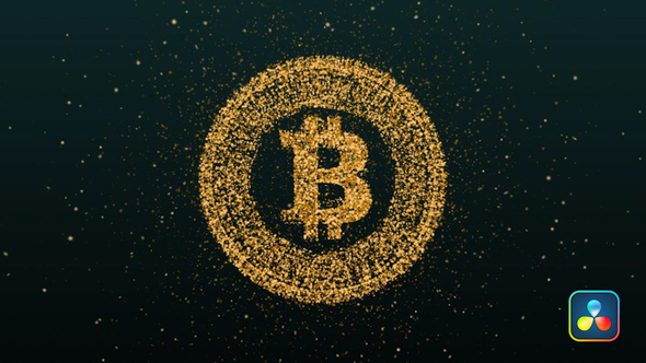 Bitcoin Cryptocurrency Logo Reveal