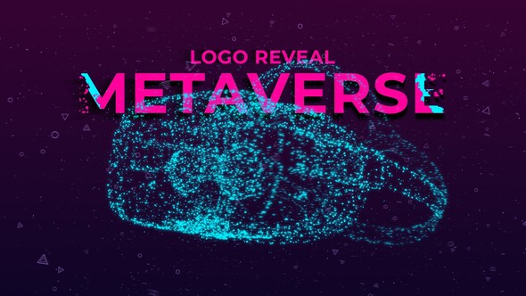Metaverse VR Glasses Logo Reveal