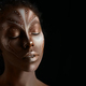Art photo of Africal woman with tribal ethnic paintings on her face - PhotoDune Item for Sale
