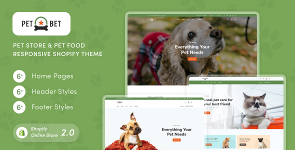 PetBest - Pet Store & Pet Food Responsive Shopify Theme