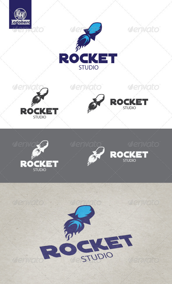 Rocket Studio Logo Template - Objects Logo Templates