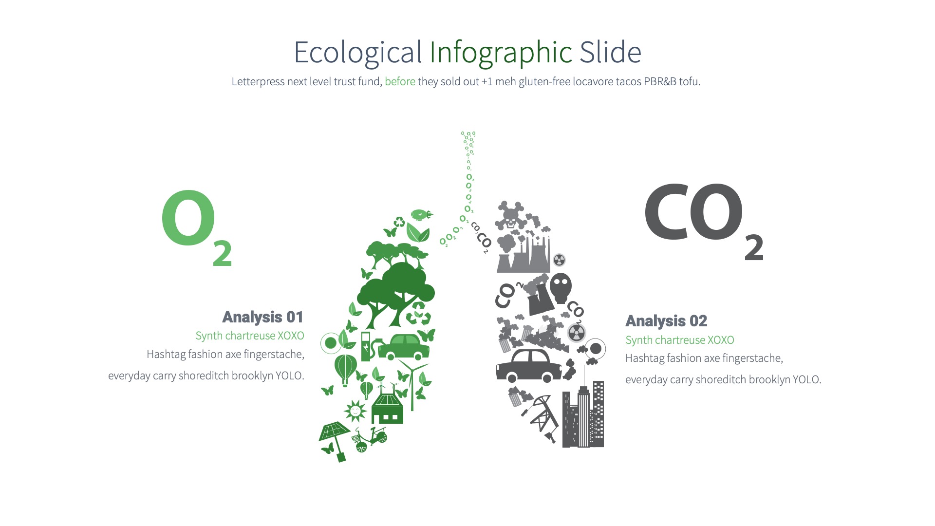 Ecological - PowerPoint Infographics Slides, Presentation Templates