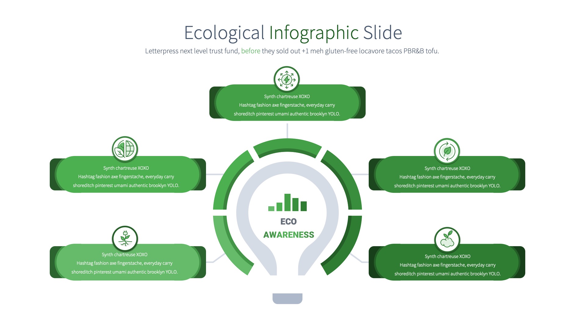 Ecological - PowerPoint Infographics Slides, Presentation Templates