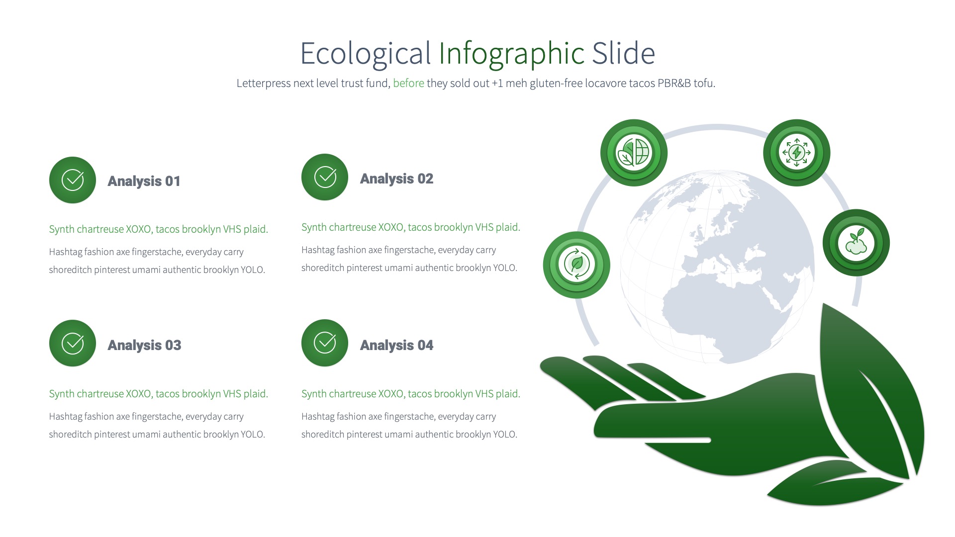 Ecological - PowerPoint Infographics Slides, Presentation Templates