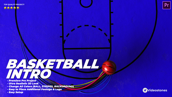 Basketball Intro - Basketball Opener Premiere Pro