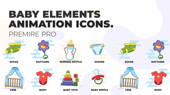 Baby elements - Animation Icons (MOGRT)