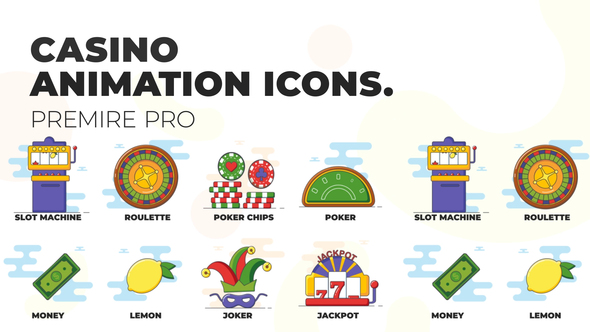 Casino - Animation Icons (MOGRT)