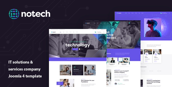 Notech – IT Solutions & Services Joomla 4 Template
