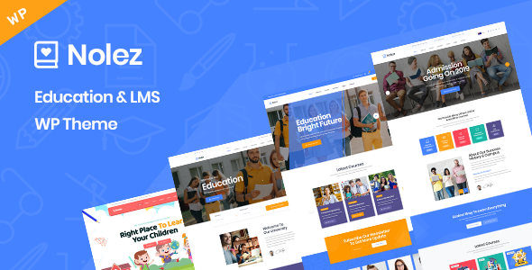 Free download Nolez - Education WordPress Theme