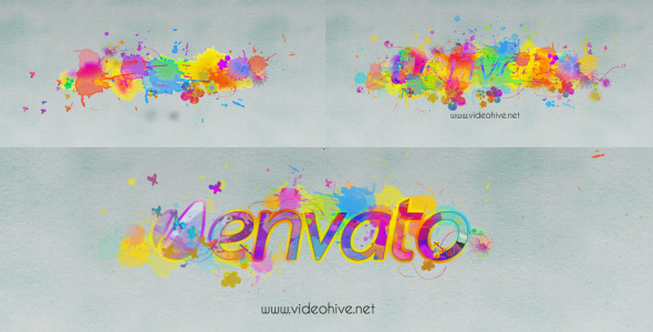 Videohive - Logo Revealer Paint Drops Design 3318308