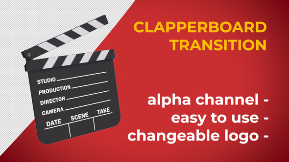 Clapperboard transition
