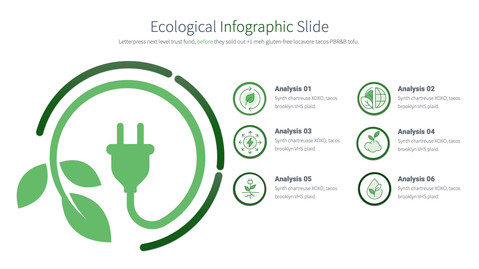 Ecological - Keynote Infographics Slides, Presentation Templates ...