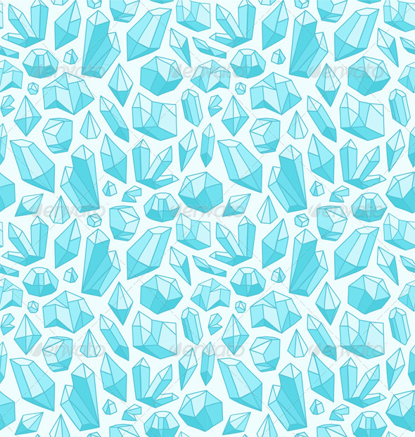 Crystals Pattern - Patterns Decorative