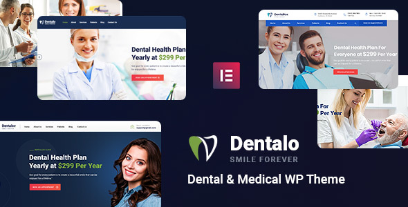 Dentalo - Medical Health & Dental WordPress Theme