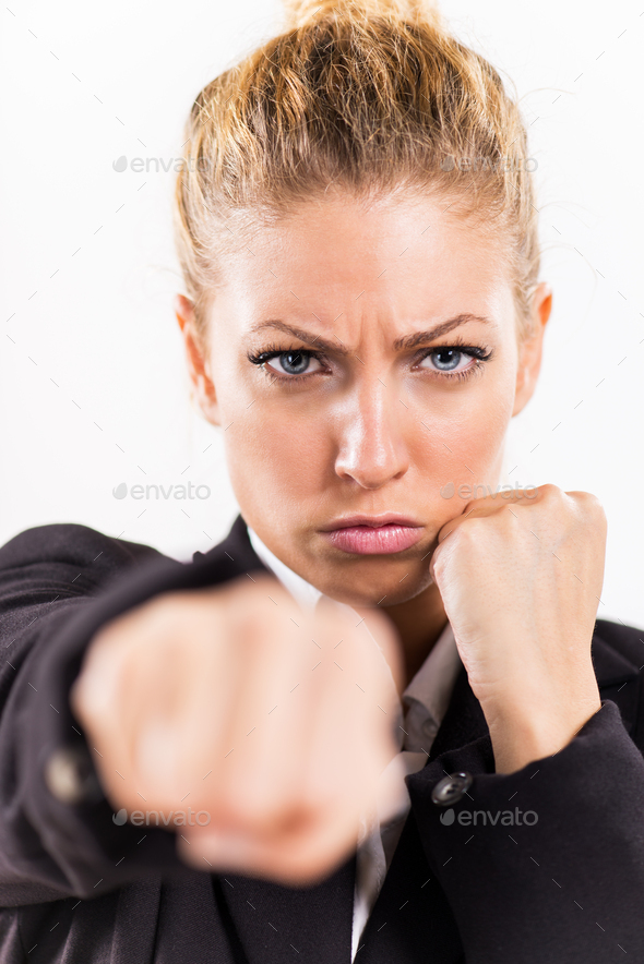 Frustrated Businesswoman - Stock Photo - Images