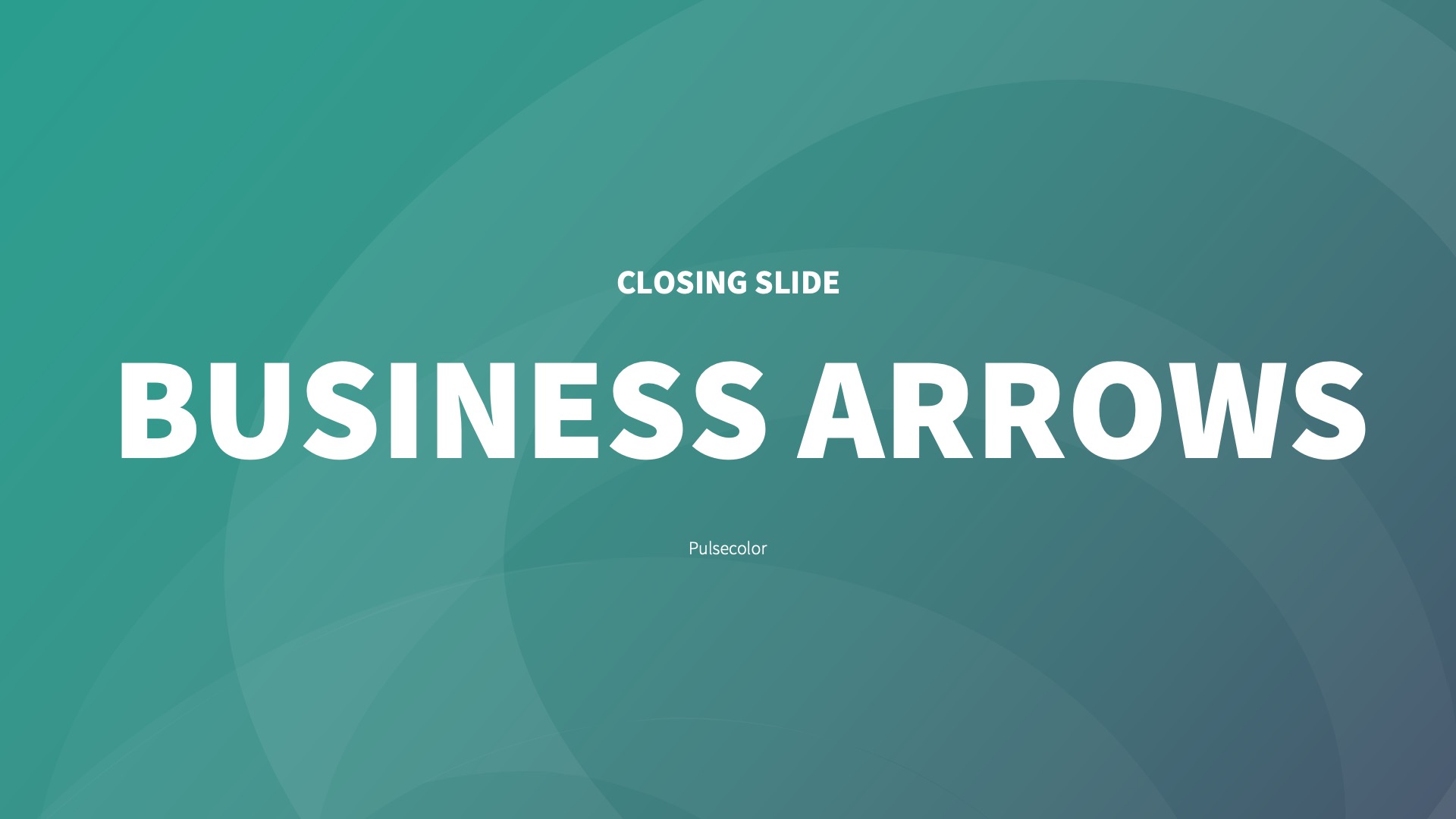Business Arrows - PowerPoint Infographics Slides, Presentation Templates
