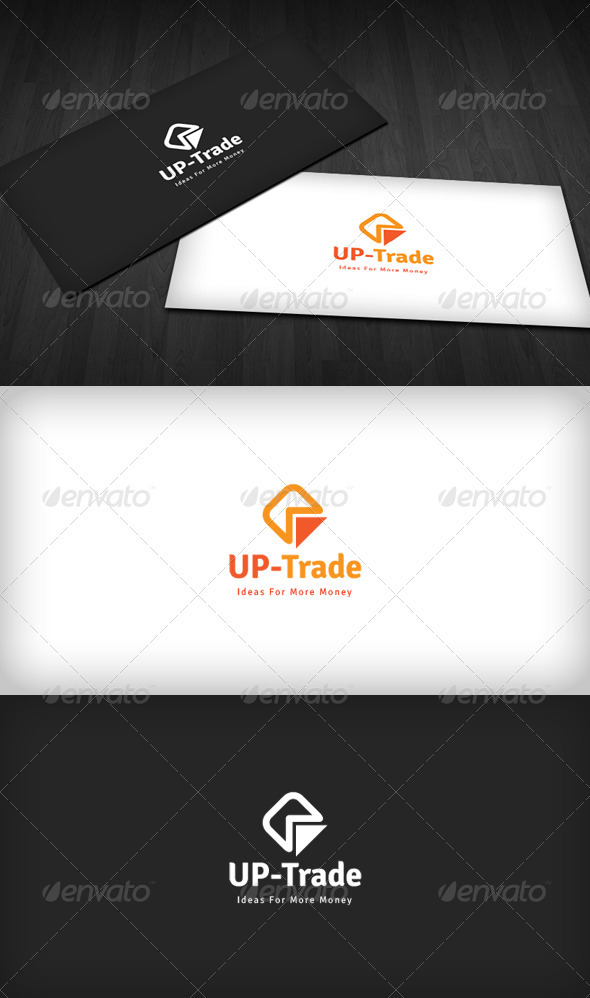 UP Trade Logo - Vector Abstract