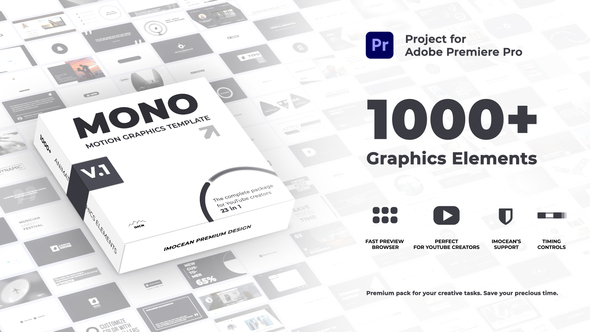 MONO - Motion Graphics Pack | Premiere Pro