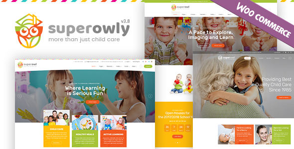 SuperOwly - Kids WordPress Theme by Monkeysan | ThemeForest