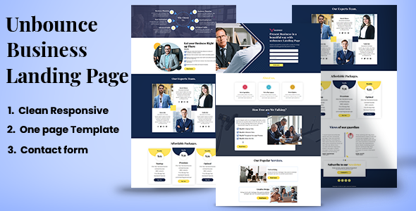 Business - Unbounce Landing page