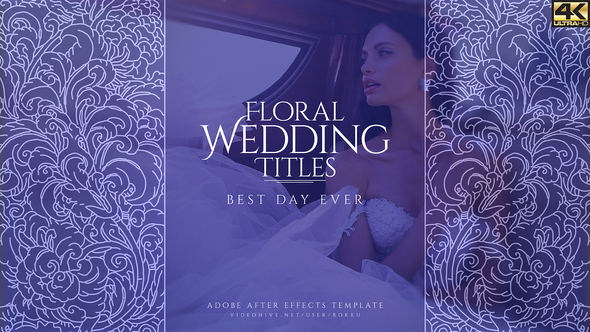 Wedding Titles | Floral Pack