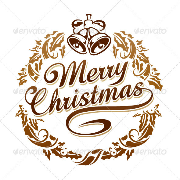 Merry christmas typography - Christmas Seasons/Holidays