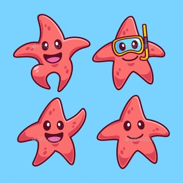 starfish cartoon