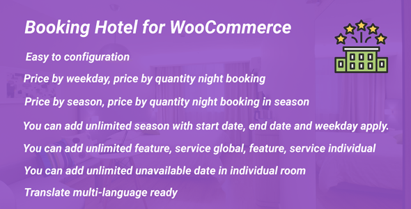Download Add-on Booking Hotel for WooCommerce Free Nulled