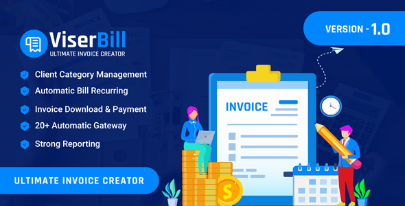 Download ViserBill – Ultimate Invoice Creator Free Nulled