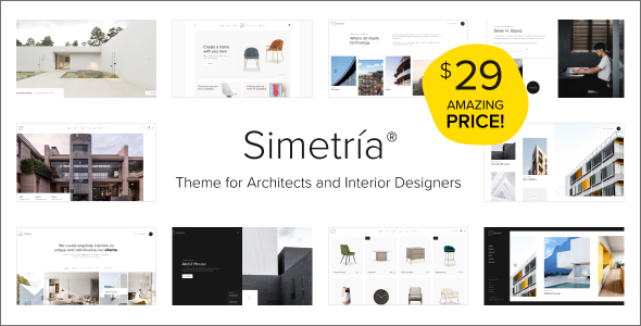 Simetria – Architecture & Interior WordPress Theme