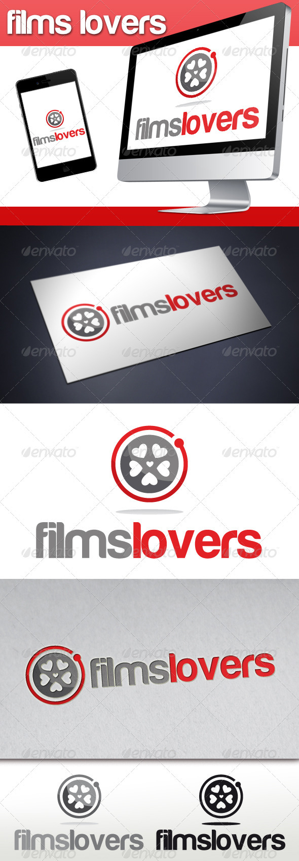 Films Lovers Logo - Symbols Logo Templates