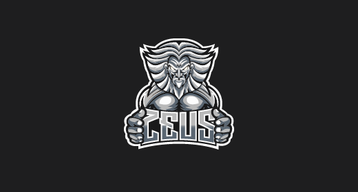 Zeus mascot logo