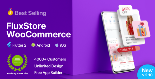 Download Fluxstore WooCommerce - Flutter E-commerce Full App