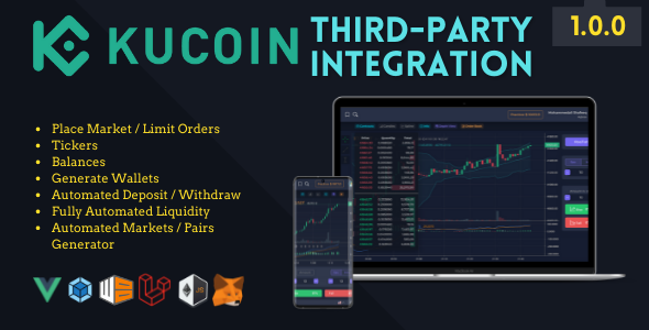 KuCoin Third-party Provider Addon For Bicrypto - Market/Limit Orders, Fully Automated Liquidity