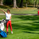 Young couple playing golf on a beautiful summer day - PhotoDune Item for Sale