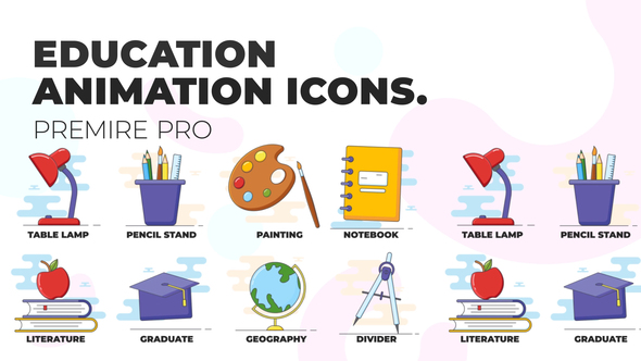 Education - Animation Icons (MOGRT)