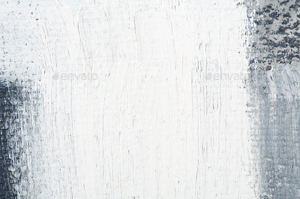 Texture White Oil Paint Background Closeup Stock Photo by