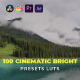 100 Cinematic Bright LUTs Color Grading
