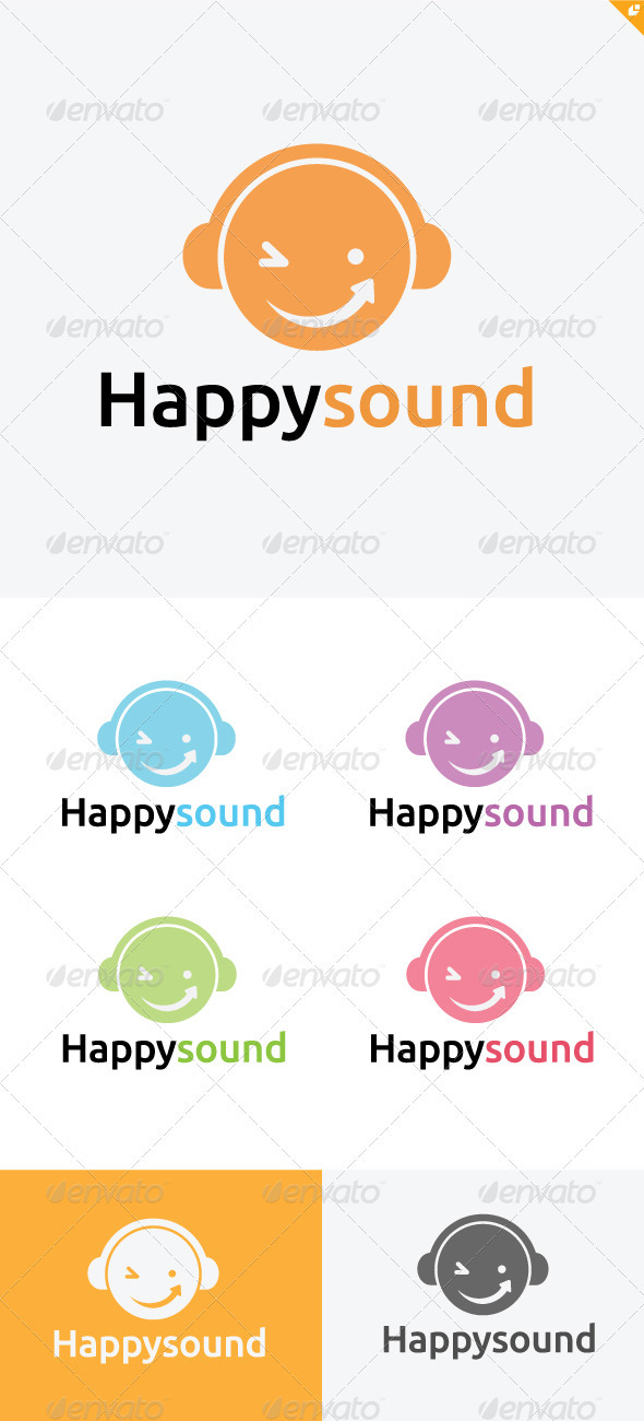 Happy Sound Logo - Humans Logo Templates