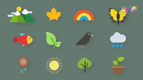 Nature Animated Icons