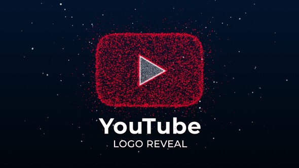 Youtube Particles Logo Reveal