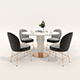 Modern Table and Chair Set 7