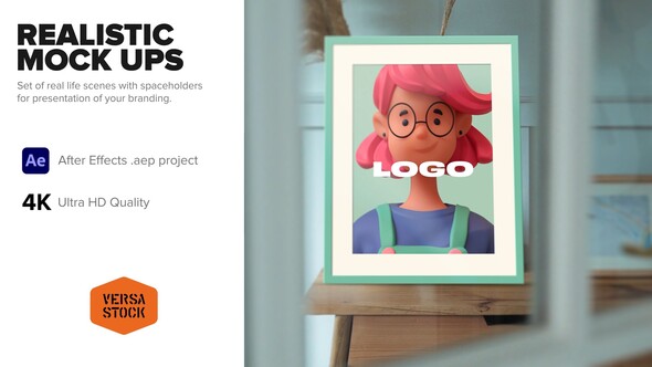 Realistic Mock Ups Product Promo template preview